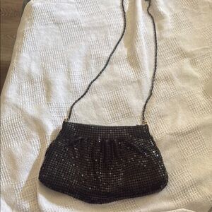 Vintage Black Sequin Evening Bag